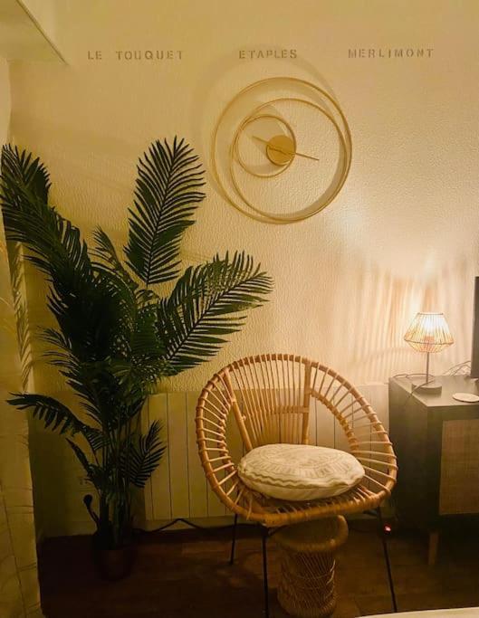 Studio Entre Mer Et Dunes Avec Balcon Vue Laterale Mer 50M Plage Pour 3 Pers Wifi Menage Compris Fort-Mahon-Plage Luaran gambar