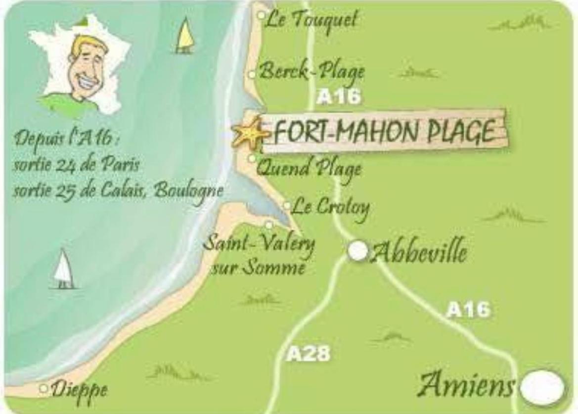 Studio Entre Mer Et Dunes Avec Balcon Vue Laterale Mer 50M Plage Pour 3 Pers Wifi Menage Compris Fort-Mahon-Plage Luaran gambar